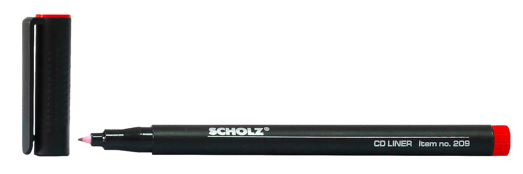 Маркер SCHOLZ перманентний (209SCH), червоний, для CD-DVD